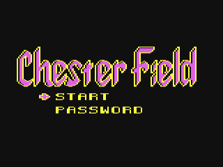 Chesterfield title screen for Commodore 64